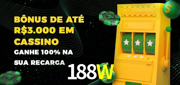 188W melhor bônus de depósito