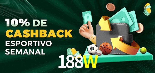 10% de bônus de cashback na 188W